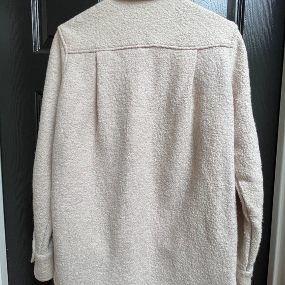 Rw&co cream wool lightweight Shacket Jacket - Picture 2 of 4